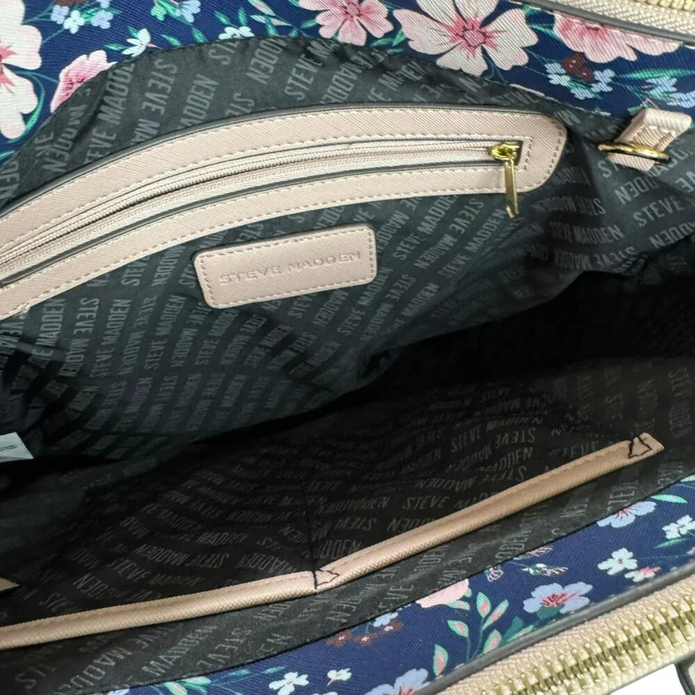 Steve Madden Blush Pink Faux Leather Tote Bag